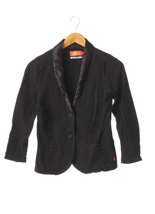 Veste casual coupe cintrée noir LE TEMPS DES CERISES femme