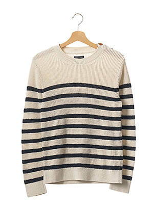 Pull beige ABERCROMBIE & FITCH pour homme