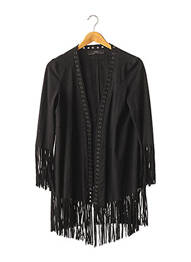 Veste casual coupe cintrée noir ZARA femme