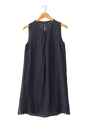 Robe courte sans manche sans manche bleu MAISON 123 femme