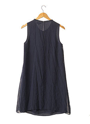 Robe courte sans manche sans manche bleu MAISON 123 femme