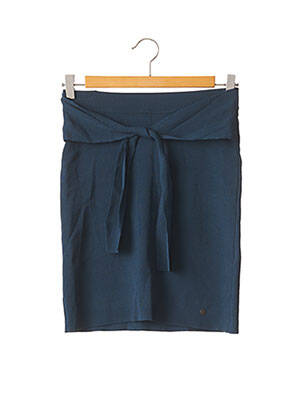 Jupe courte taille élastique bleu NUMPH femme