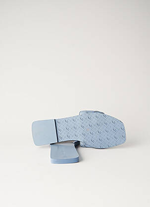 Mules/sabots talon plat jusqu'à 3cm violet WHAT FOR femme