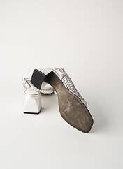 Sandales/Nu pieds gris WHAT FOR pour femme seconde vue