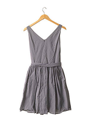 Robe courte sans manche sans manche gris AIALA femme