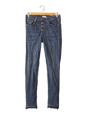Jeans coupe slim slim taille haute bleu ISLOW femme
