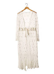 Veste kimono blanc SANS MARQUE pour femme seconde vue