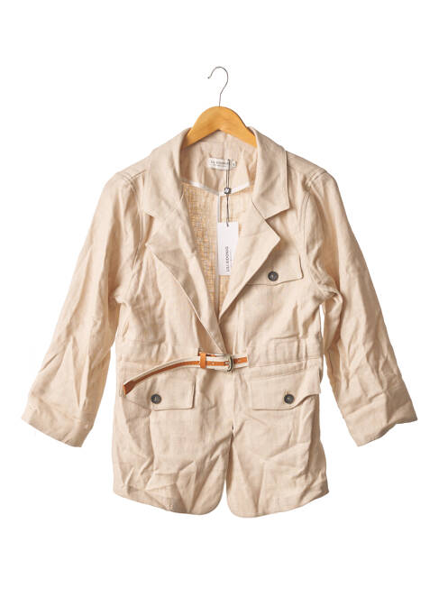 Veste casual beige LILI SIDONIO pour femme