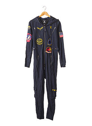 Combi-pantalon coupe cintrée manches longues bleu ONEPIECE femme