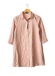 Robe courte manches 3/4 manches 3/4 rose PRETTY LITTLE THING femme