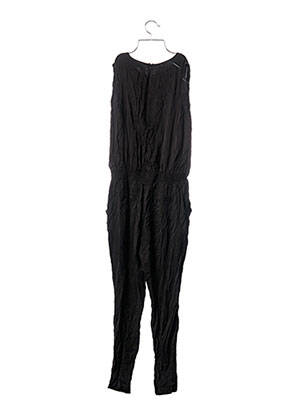 Combi-pantalon fermeture zippée au dos sans manche noir YAYA femme