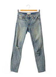 Jeans skinny taille haute taille haute bleu GAP femme