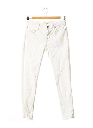 Jeans coupe slim slim taille normale blanc CIMARRON femme