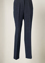 Pantalon droit bleu MARYVET pour femme seconde vue