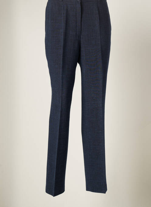 Pantalon droit bleu MARYVET pour femme