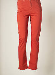 Pantalon droit orange KANOPE pour femme seconde vue