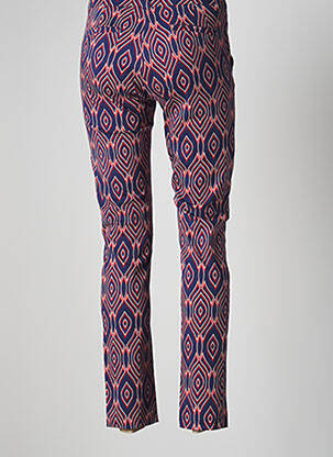 Pantalon chino taille normale taille normale bleu ATELIER BOHÈME femme
