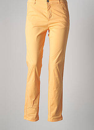 Pantalon 7/8 stretch taille normale orange ATELIER BOHÈME femme