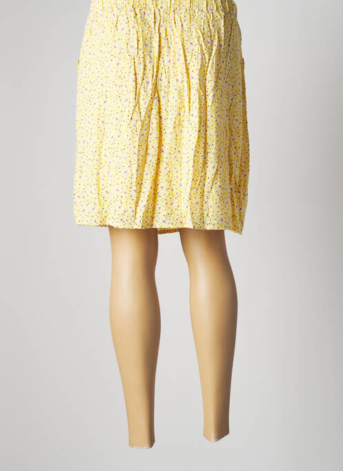 Jupe courte jaune ONLY pour femme