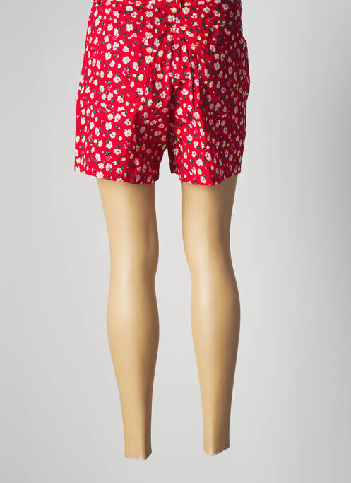 Short rouge SCHOOL RAG pour femme