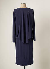 Robe mi-longue bleu CATY LESCA pour femme seconde vue