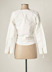 Veste en jean blanc CATY LESCA pour femme seconde vue