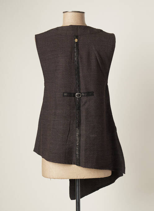 Gilet sans manche gris BATISTAME pour femme