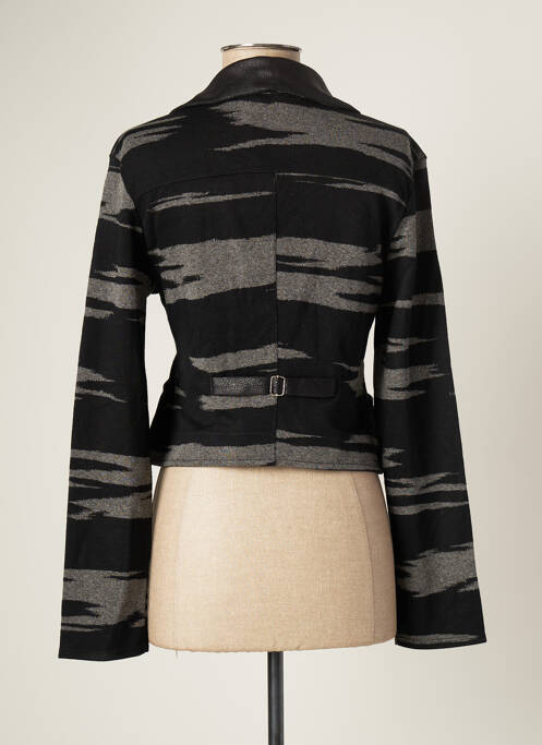 Veste casual gris CATY LESCA pour femme