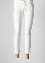 Jeans coupe slim blanc CATY LESCA pour femme seconde vue