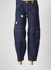 Pantalon 7/8 bleu CATY LESCA pour femme seconde vue