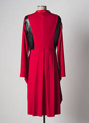 Robe mi-longue rouge LESLIE pour femme seconde vue