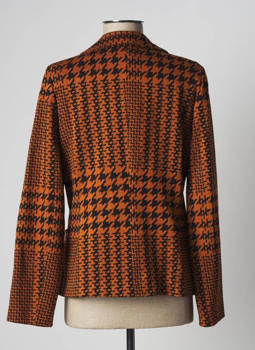 Blazer orange ELEONORA AMADEI pour femme