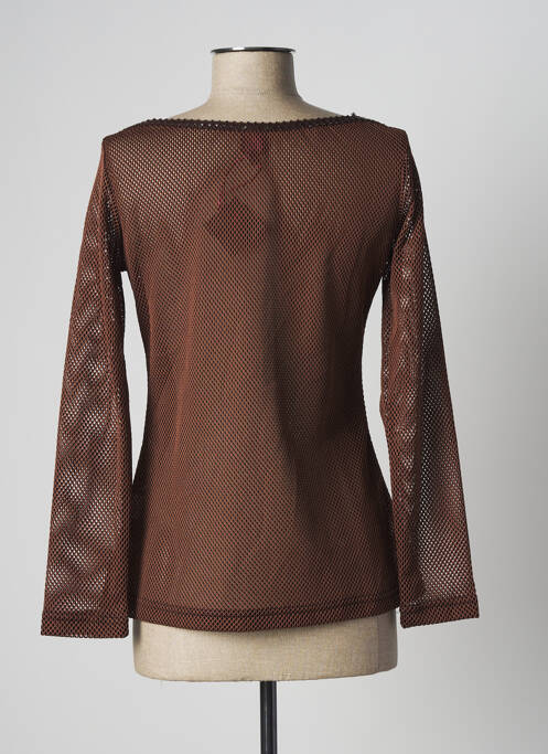 Top marron LO! LES FILLES pour femme