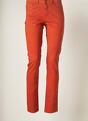 Pantalon slim orange GEVANA pour femme