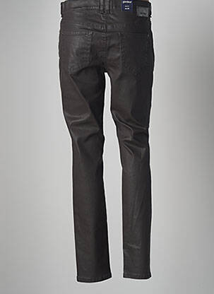 Pantalon slim broderie rivets taille basse marron GARDEUR femme
