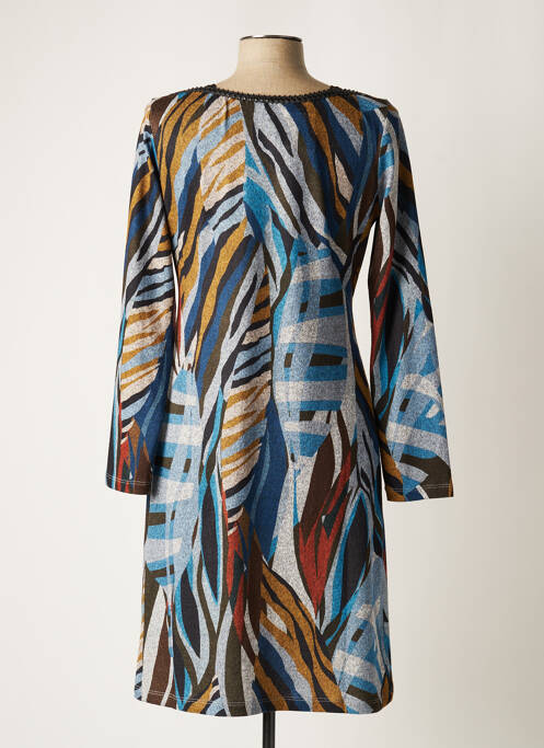 Robe mi-longue bleu LO! LES FILLES pour femme