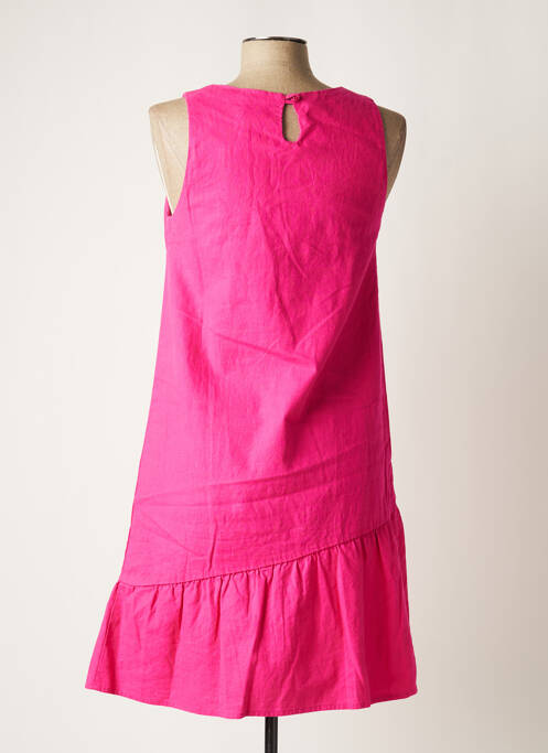 Robe mi-longue rose FELINO pour femme