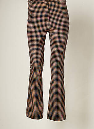 Pantalon flare stretch taille haute noir CHATTAWAK femme