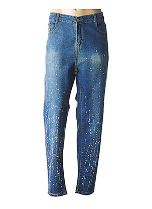 Jeans coupe slim bleu H-3 pour femme
