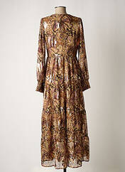 Robe longue marron OBJECT pour femme seconde vue