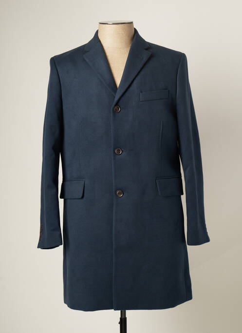 Manteau long bleu BEN SHERMAN pour homme