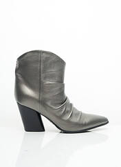 Bottines/Boots gris HALMANERA pour femme seconde vue