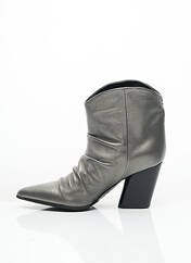 Bottines/Boots gris HALMANERA pour femme seconde vue