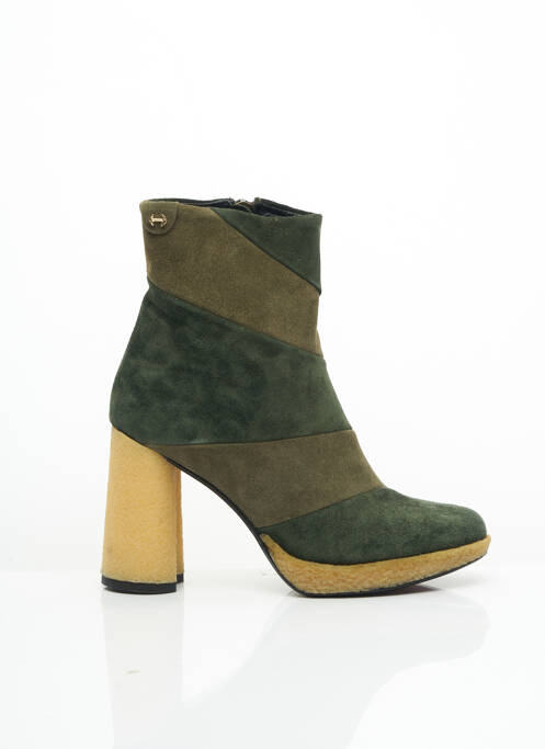 Bottines/Boots vert BELLE VIE pour femme