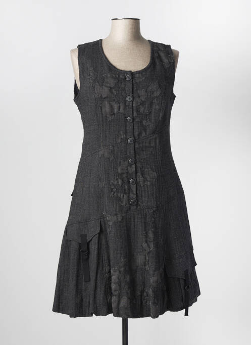 Robe mi-longue gris PAUSE CAFE pour femme