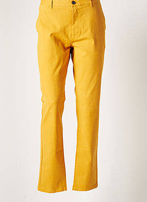 Pantalon chino jaune LA SQUADRA pour homme