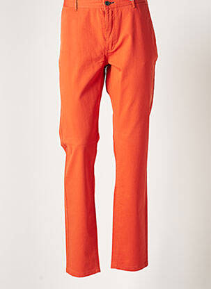 Pantalon chino orange LA SQUADRA pour homme