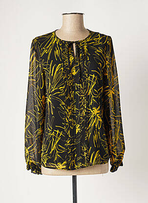 Blouse imprimé fantaisie manches longues noir PENNYBLACK femme