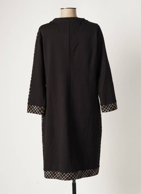Robe mi-longue noir NINATI pour femme