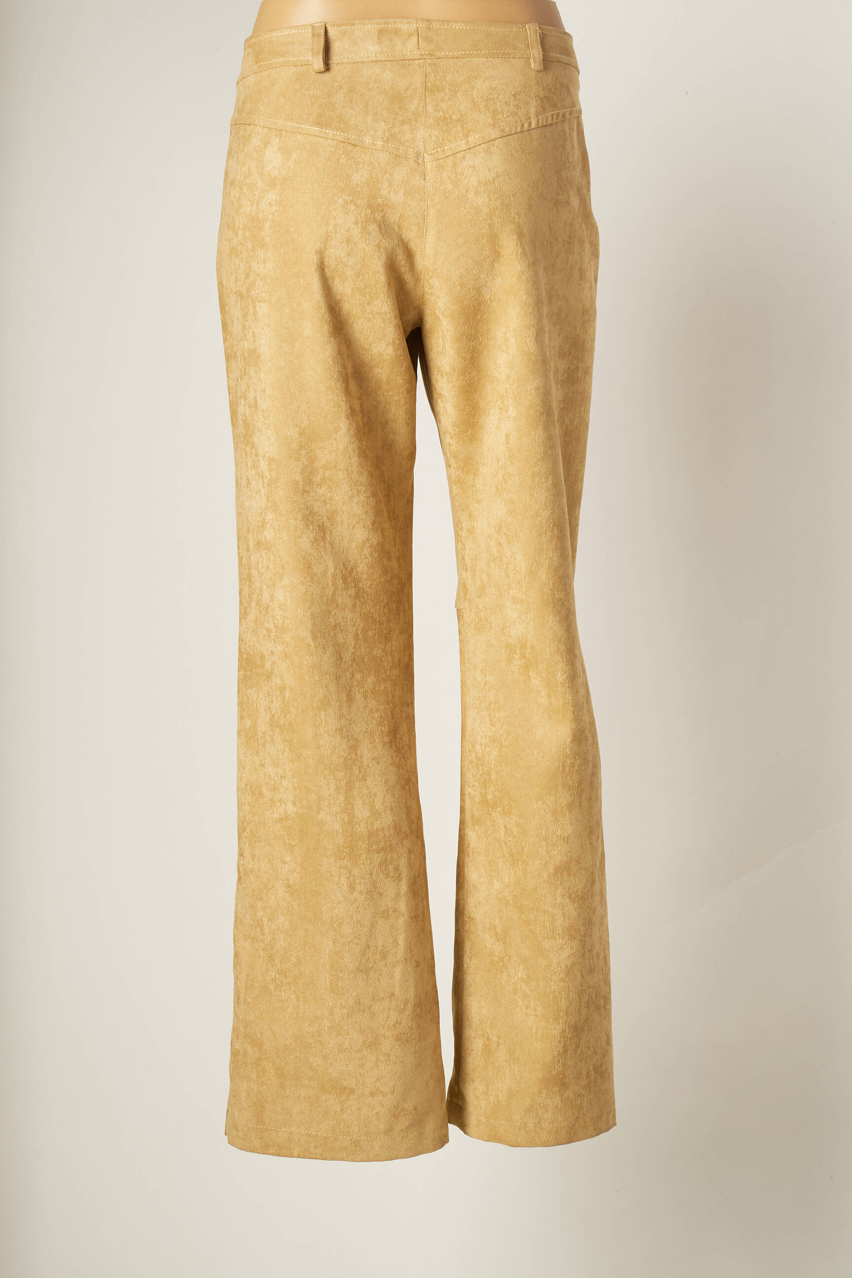 Pantalon droit outlet beige femme